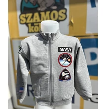 Fiú cipzáras felső Nasa mintás