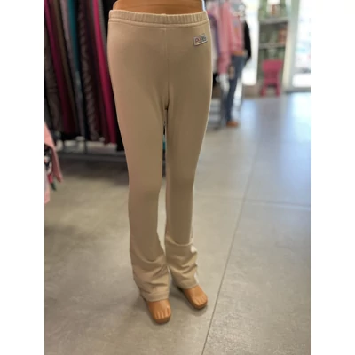 Bővülő szárú drapp legging