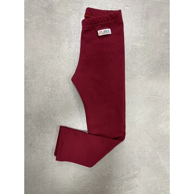 Bolyhos futter bordó legging
