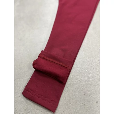 Bolyhos futter bordó legging