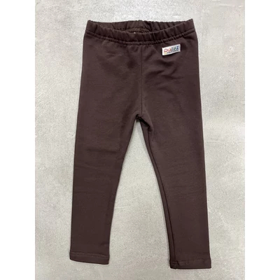 Bolyhos futter barna legging